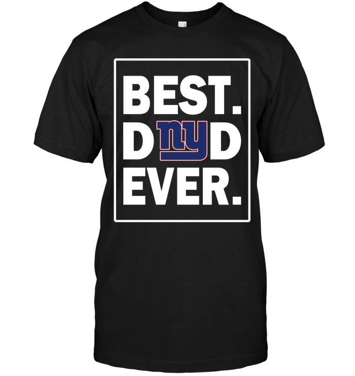 New York Giants "best Dad Ever" Father's Day T-Shirt